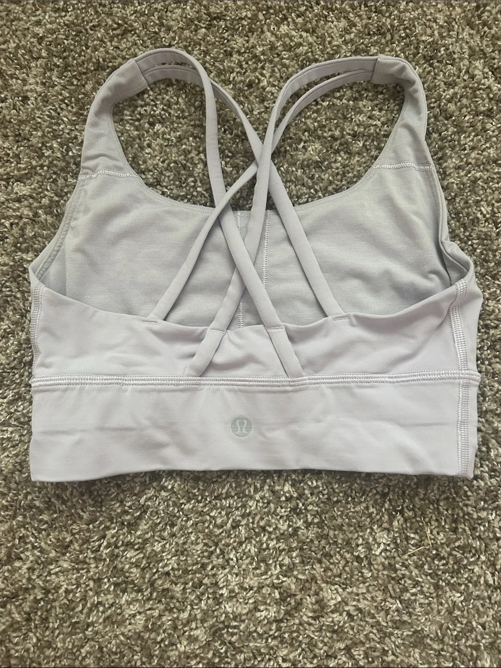 lululemon athletica Pale Lavender Cross-Back Sports Bra